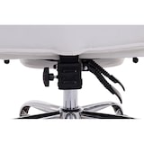 thumbnail of Cadeira de escritório XL Troy em imitação de pele branco