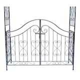 thumbnail of Rosenbogen mit Tor Pforte 131872 aus Metall Gartentor 282x160 cm Rankgerüst