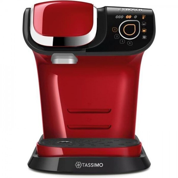 Machine a Cafe  TASSIMO   TAS6503 - Rouge - Multi-boissons - Réservoir d'eau 1,3L - Arret automatique usage non-intensif BOSCH
