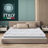 thumbnail of The White Stone Matras 180x210 King Size | Carbon | Hoogte 16 cm | Antiallergisch, Antibacterieel | Fabriqué en Italie