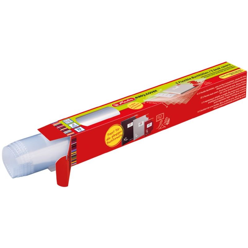 herlitz Buchschoner easy.cover, aus PP, flexibel