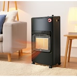 thumbnail of Stufa a Gas GPL 4,2 kW 3 Livelli Pannelli Infrarossi Accensione Piezoelettrica CE Sicurezza ODS Antiribaltamento Ruote Adatta fino 60m³ Bombole 15 kg