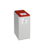 thumbnail of PROREGAL Robustes Abfall- und Wertstoffsammelsystem 1-Fach | ohne Deckel | 40 Liter, HxBxT 57x25x40,5cm | Kunststoff | Grau | Mülleimer Abfalleimer