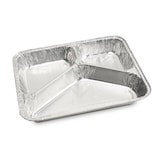 thumbnail of Aluschale Menü mit Deckel 3-geteilt 280 / 200 / 480 ml