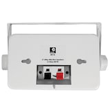 thumbnail of Paire de mini enceintes E-Audio B416 80W Blanches 3 voies avec support - Idéal pour une utilisation domestique ou commerciale