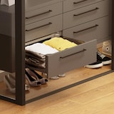 thumbnail of Glas Schubladensystem Vollauszug Soft Close Schubladenauszug L 500mm H 86mm