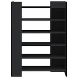thumbnail of vidaXL Schuhschrank Schwarz 74,5x37,5x100 cm Holzwerkstoff