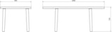 thumbnail of garbar OLOT Mesa Oval Reciclada Exterior 180x90 Arena Desierto