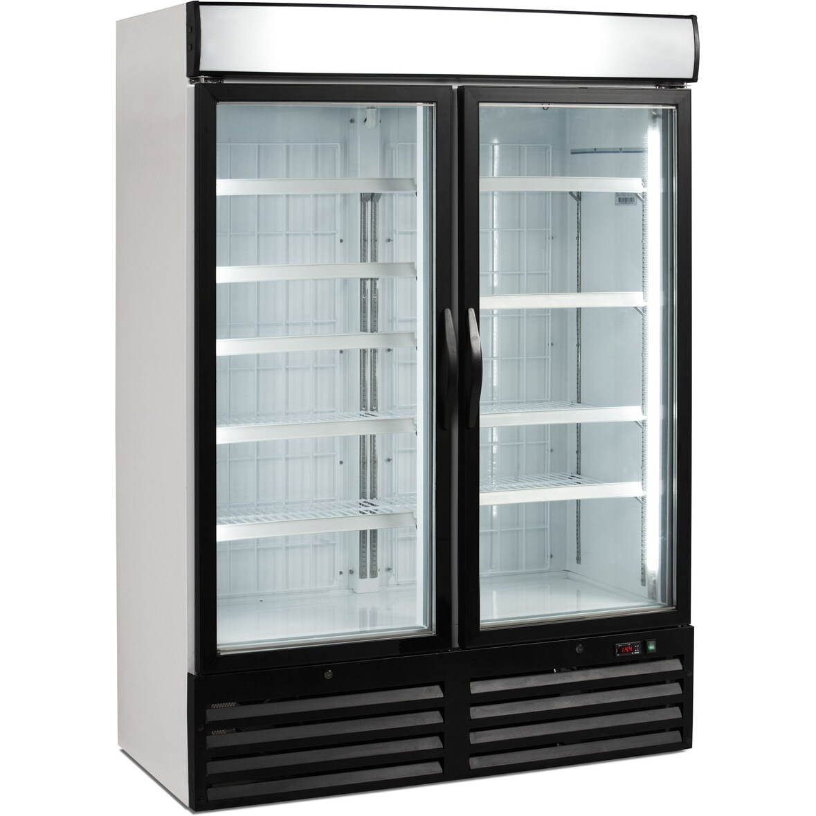 NORDCAP Glastürtiefkühlschrank TKU 980 G-LED, 1149 Liter, weiß