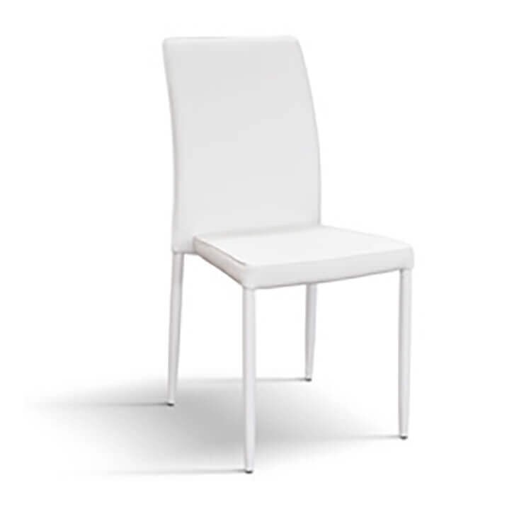 VIOLETTA sedia moderna in polipropilene cm 43 x 53 x 92 h colore Bianco