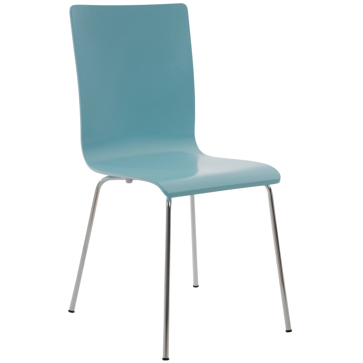 Besucherstuhl TUNIS - Holz Hellblau 43x47x87 cm | Besucherstühle Konferenzstuhl Wartezimmerstuhl Bürostühle Bürostuhl Konferenzraum Wartezimmer