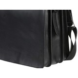 thumbnail of Ruitertassen Lehrertasche Leder 3 Fächer Schultasche Aktentasche schwarz Damen Herren 40x30cm