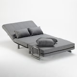 thumbnail of Divano poltrona letto piazza e mezza pieghevole tessuto Deborah Twin - Grigio-PU686TEXGS