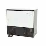 thumbnail of Maxima - 9400905 Refrigerador de bebidas 2 puertas con bisagras LED doble vidrio cerradura negro 214L 92x51,5x85 cm