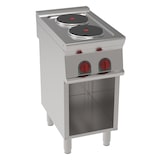 thumbnail of EURAST - Cucina elettrica con 2 piastre rotonde su supporto aperto - 400x700x900 mm - 5200 W 400/3V - 35800617
