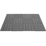 thumbnail of tectake Set di piastrelle da esterno Tegulas in WPC effetto legno - 406017