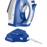 thumbnail of Clatronic DB 3706 Plancha Ropa Vapor Sin Cable, Suela Cerámica, 7 Funciones, 56 boquillas vapor, Termostato Regulable 2400W Azul