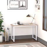 thumbnail of HOMCOM Mesa de Ordenador Escritorio para Hogar Oficina con Pies Ajustables Mobiliario Simple de Oficina 120x60x76cm Carga 100kg Marco Metal