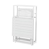 thumbnail of SVITA balkonset ruimtebesparend balkonmeubel klein balkon opvouwbaar wit