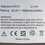 thumbnail of Dyson DC34, DC35 Akku, DC45 Typ B, DC57, Dyson DC43H ab Modell Juni 2013 bitte Bilder mit dem vorhandenen Akku vergleichen