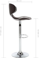 thumbnail of vidaXL Barhocker 2 Stk. Braun Kunstleder