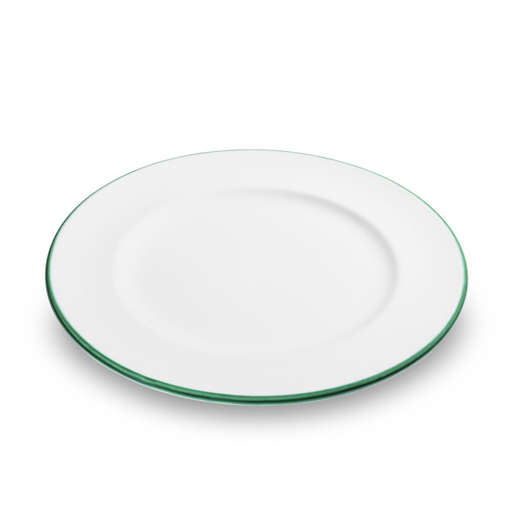 Gmundner Keramik Grüner Rand, Speiseteller Gourmet (Ø 27cm)