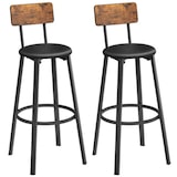 thumbnail of Helloshop26 - Banquetas altas conjunto de 2 com assento acolchoado 39 x 39 x 100 cm apoio para os pés fácil montagem estilo 12_0004970