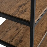 thumbnail of Libreria Industriale 4 Ripiani Scaffale Mobile Legno 60x30x120 cm