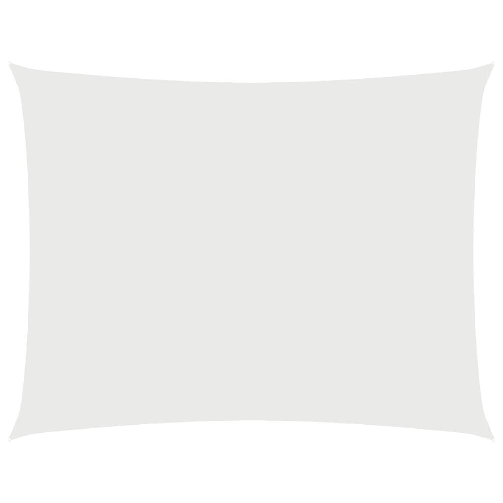 Voile de parasol tissu oxford rectangulaire 2x3,5 m blanc Modèle Soleil Calypso