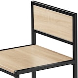 thumbnail of tectake Juego de comedor MILTON  Madera Industrial Clara, Roble Sonoma