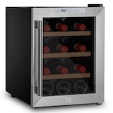 thumbnail of Cantinetta 12 bottiglie CAVS12, libera installazione, Capacità 31L, Porta acciaio inox, Regolazione temperatura 11°C-18°C,LED, vetro anti-UV,3 ripiani