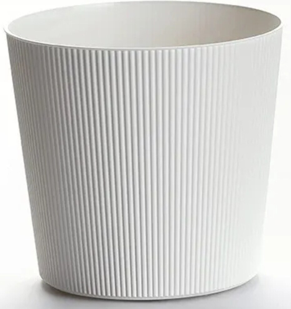 EURO3PLAST Blumentopf Fyre Ø 40 cm weiß