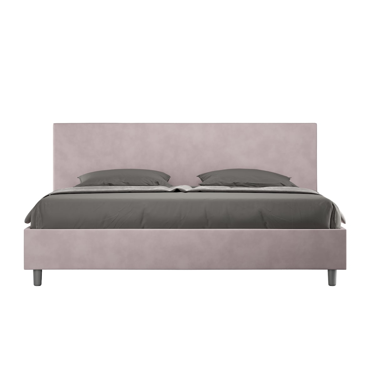 Letto Matrimoniale King size Adele 190x190 rete e contenitore glicine