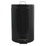 thumbnail of WellHome - Pattumiera da bagno 12L con pedale in acciaio inox 25x32x39,5 cm colore Nero - PBA