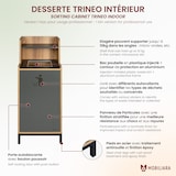 thumbnail of Mobiliara - Meuble de tri Trineo -  Interieur - Mdf finition stratifiée-  1 Bac 70 Litres