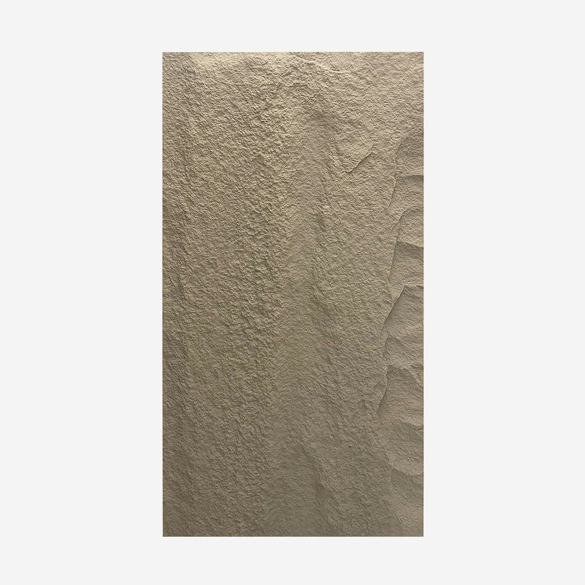 Juego de 10 paneles decorativos con efecto roca 3D, revestimiento de pared de poliuretano de 7,2 m², 120 x 60 x 3 cm, color gris cemento.