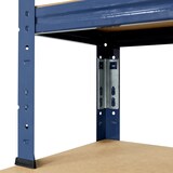 thumbnail of shelfplaza HOME 190x80x60 cm Werkbank Regal in blau mit 6 Böden und 145 kg Traglast pro Boden
