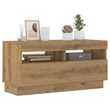 thumbnail of vidaXL TV-Schrank mit LED-Leuchten Artisan-Eiche 80x35x40 cm
