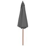 thumbnail of vidaXL Parasol met houten paal 300 cm antraciet