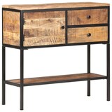 thumbnail of vidaXL Sideboard 85x30x80 cm Raues Mangoholz