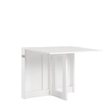 thumbnail of KLAST Mesa de comedor plegable rectangular lacada en blanco Anika