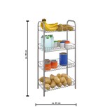 thumbnail of Allzweckregal Badregal Beistellregal Küchenregal Vorratsregal Standregal Regal 4 Etagen