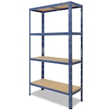 thumbnail of shelfplaza HOME 180x23x50 cm Schwerlastregal in blau mit 4 Böden und 175 kg Traglast pro Boden