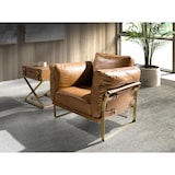 thumbnail of Angel Cerdá Poltrona de couro Camel 5169C