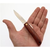 thumbnail of Couteau de Poche Pliant MR KOTOH Acier D2 Manche Bois Rouge Premium