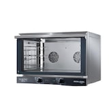 thumbnail of Forno elettrico gastronoma 4 teglie GN1/1 comandi manuali. Camera Inox. Luce interna. Termostato 50-280°C. Misure cm 68,5x68x58h. NERONE FEM04NEGNV