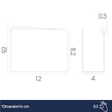 thumbnail of Danieli - Kit da 10pz Portatovaglioli Acrilico Trasparente - Porta salviette da bar e Segnaposto dal design moderno