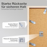 thumbnail of K-Möbel Cadre pour Maillot Premium en Bois Massif Naturel 60x90 cm