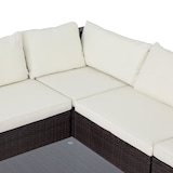 thumbnail of CASARIA® Polyrattan Lounge Set Perth braun/creme