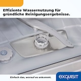 thumbnail of Exquisit Geschirrspüler EGSP6012-E-030E silber | Spülmaschine 60 cm | ECO-Modus | Maßgedecke: 12 | Vollintegriert